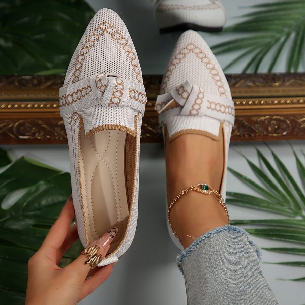 Bowknot Breathable Flat Shoes Women - Image 4
