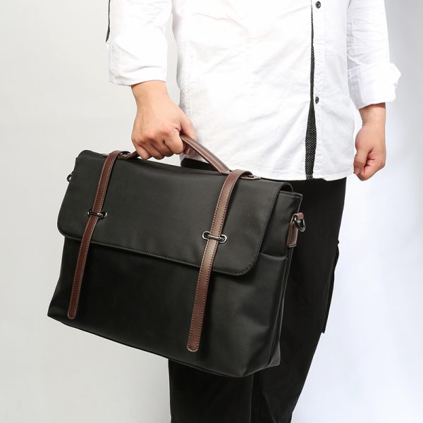 Men's Portable Casual Canvas Shoulder Bag - Image 3