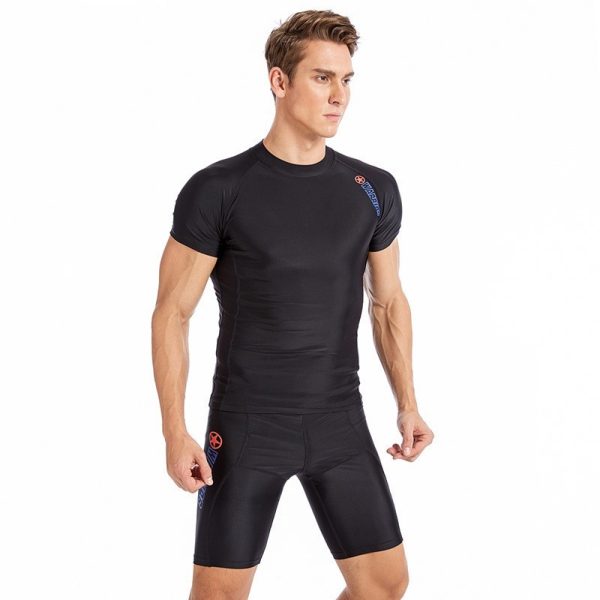 Outdoor Sports Tight Diving Suit Short Sleeved Separate Swimsuit - Image 4