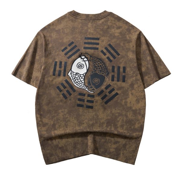 Koi Top Chinese Trendy Embroidered Short Sleeve - Image 6