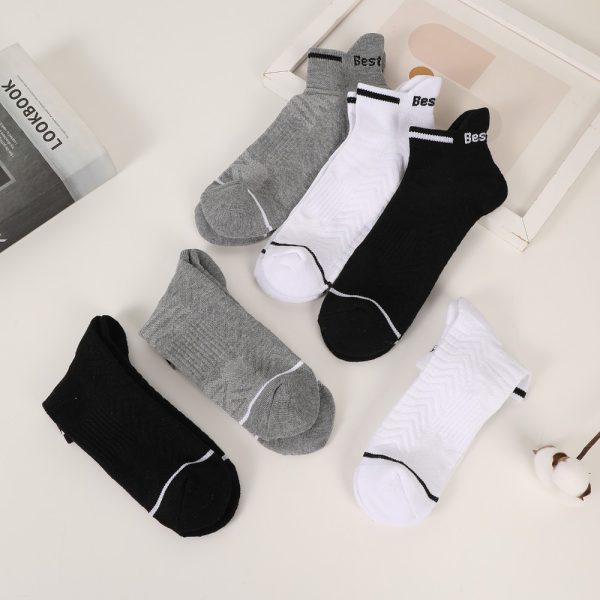 Six Pairs Of Melange Trend Sports Socks - Image 5