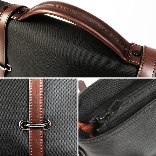 Men's Portable Casual Canvas Shoulder Bag - Image 4