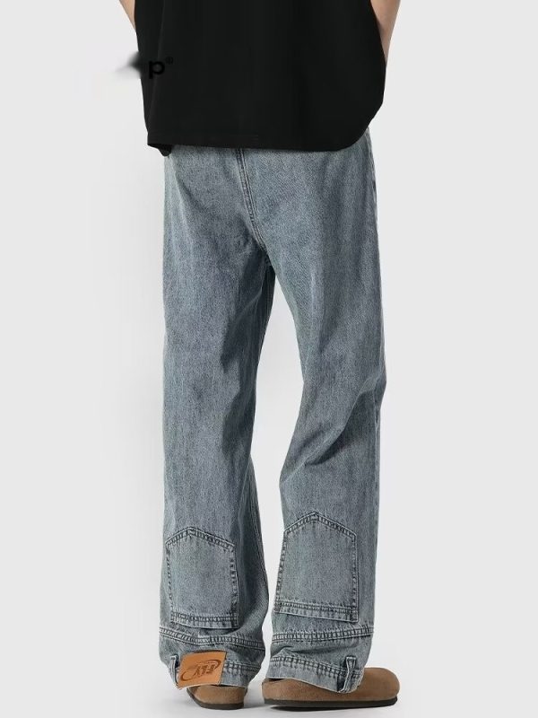 Retro High Street Jeans Couple Niche Trousers - Image 4