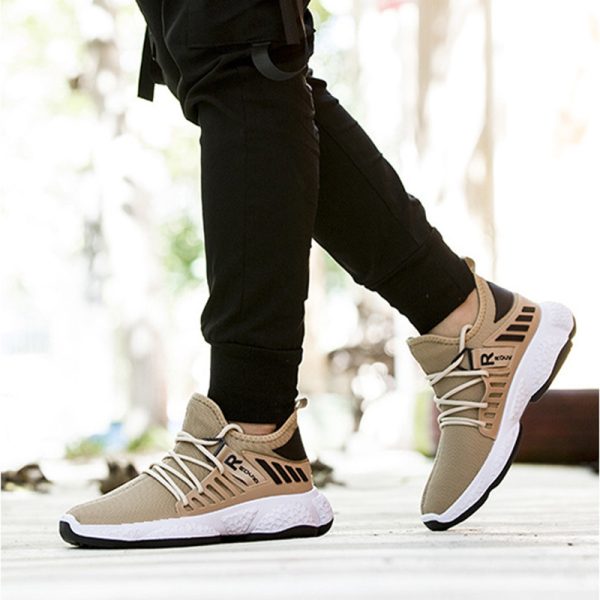 Men Sneakers Breathable Mesh Sports Shoes - Image 3