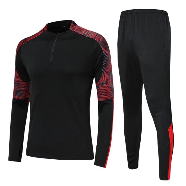 Soccer Suit Set Men's Long Sleeve Training Clothes Competition Team - Image 2