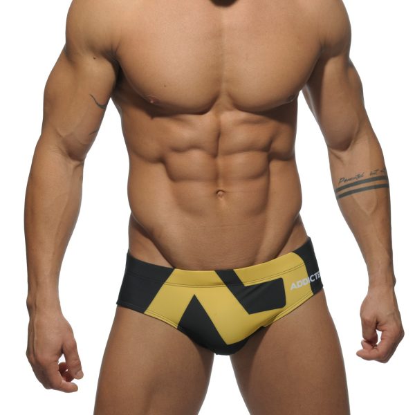 Men's U Convex Triangle 045 Printed Swimming Shorts - Image 2
