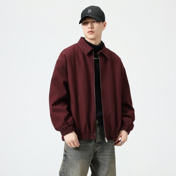 Men's Autumn Loose-fitting Workwear Jacket - Image 2