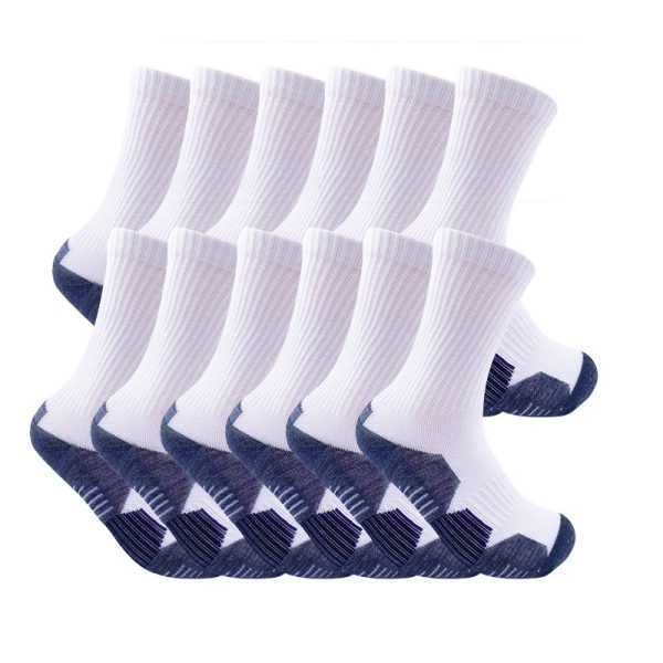 Unisex 8 Pairs Of Sports Socks, Basketball Socks - Durable, Breathable And Comfortable, Towel Sole Shock Absorption - Image 2