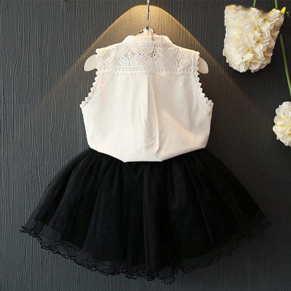 Kids Baby Girls Clothing Sets Summer TShirtsskirt Clothes - Image 8