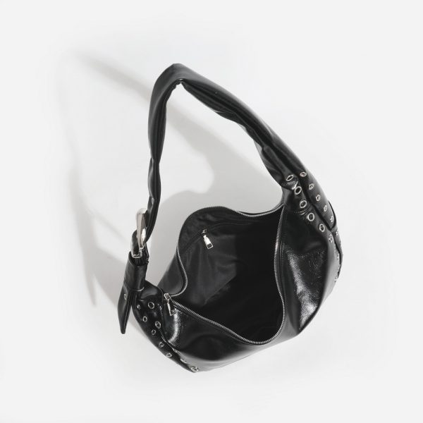 Retro Large Capacity Crossbody One Shoulder Underarm Dumpling Bag - Image 5