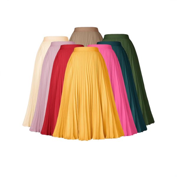 Medium-length Large Swing Casual Skirt - Image 2