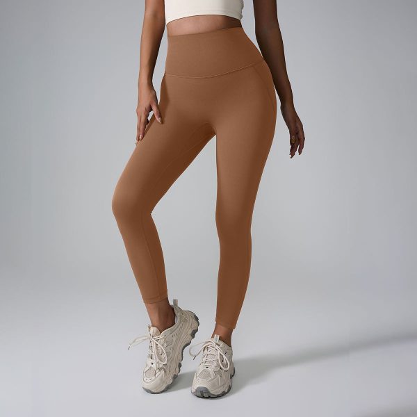 Yoga Pants Seamless Nude Feel High Waist Peach Pants Zero Sense Integrated Sports Yoga Pants Yoga Pants - Image 9