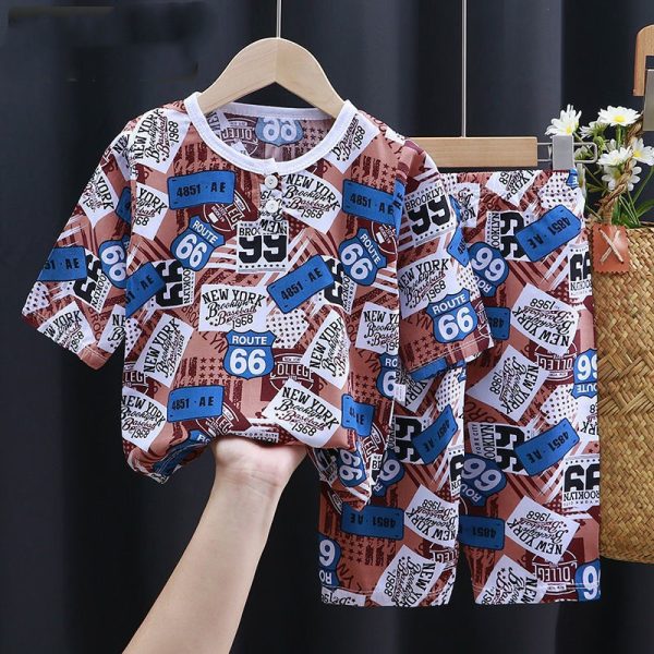 Summer Clothes Cotton Silk Air-conditioning Clothes Baby Clothes - Image 9