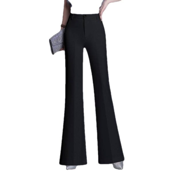 White High-waist Women's Pendant Loose Casual Pants - Image 5