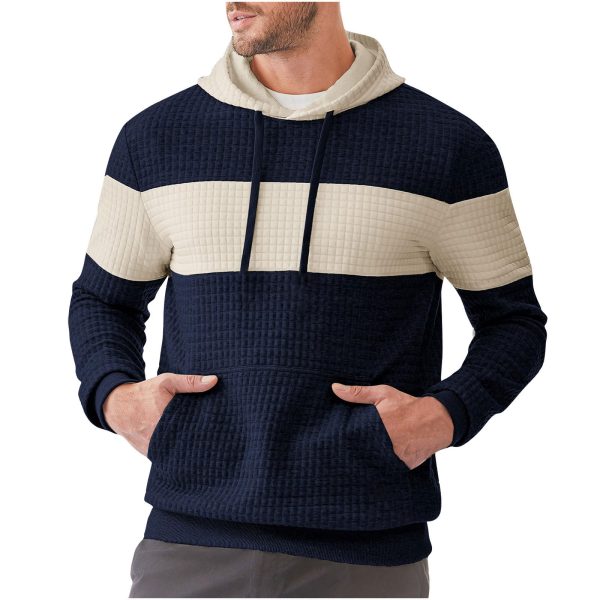 Men's Hooded Long-sleeved Sweater Drawstring - Image 5