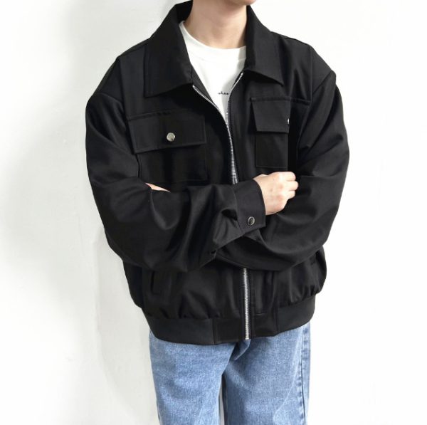 Spring And Autumn Casual Suit Jacket For Men - Image 4
