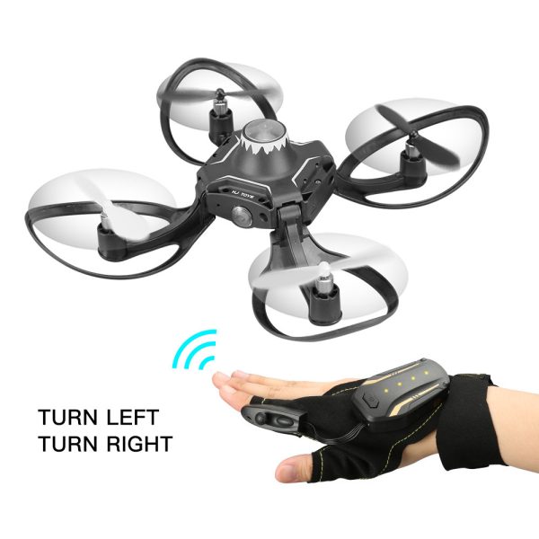 Folding Drone Gesture Control Aerial Photography Four-axis Body Sense Gravity Induction Remote Contro - Image 2