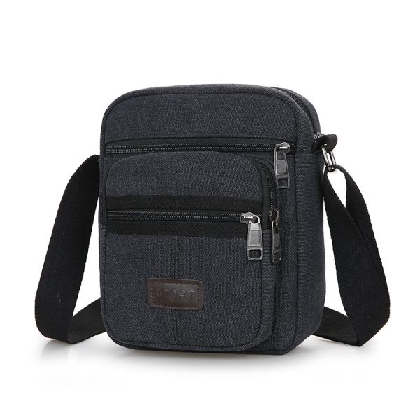 Canvas Retro Men's Messenger Bag - Image 6