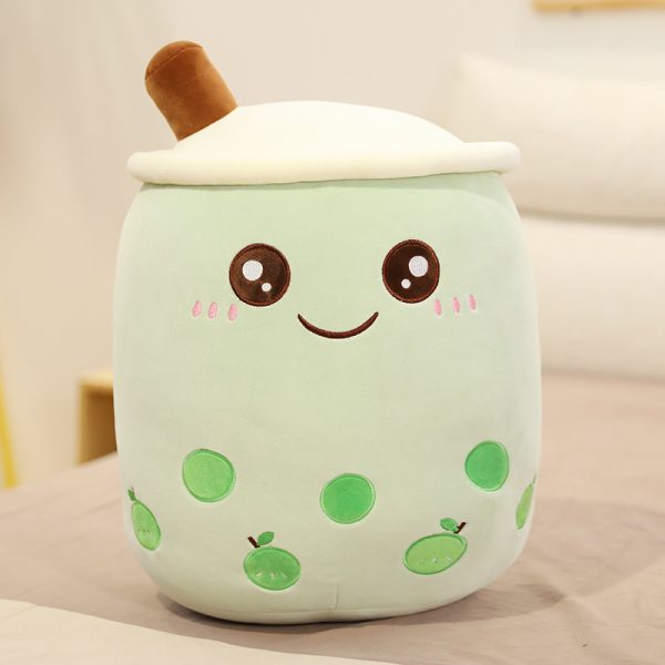 Cute Fruit Drink Plush Stuffed Soft Strawberry Milk Tea Plush Boba Tea Cup Toy Bubble Tea Pillow Cushion Kids Gift - Image 7