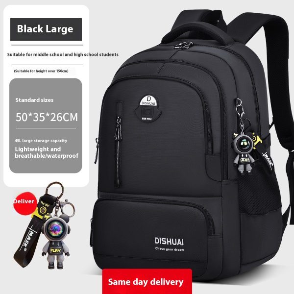 Backpack For Boys Large Capacity Lightweight - Image 5