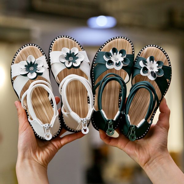 Kids children shoes baby girl beach summer girl sandals - Image 3