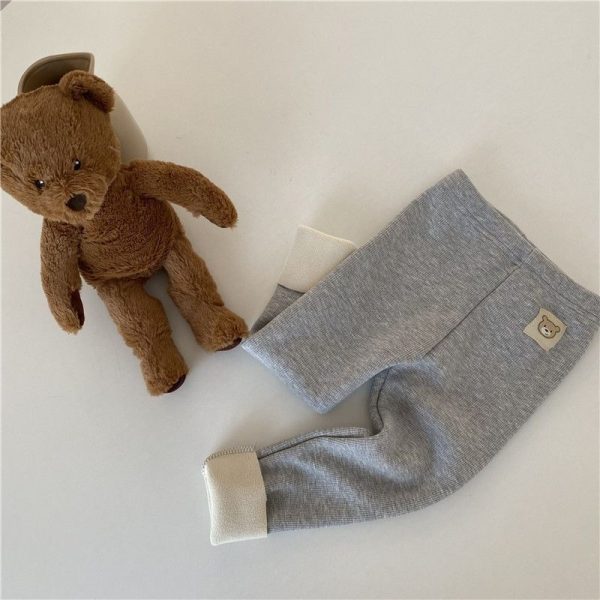 Girls' Single-layer Fleece-lined Fashionable All-matching Leggings - Image 9