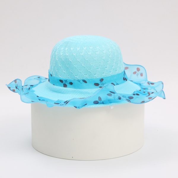 Princess straw hat kids sun hat - Image 5