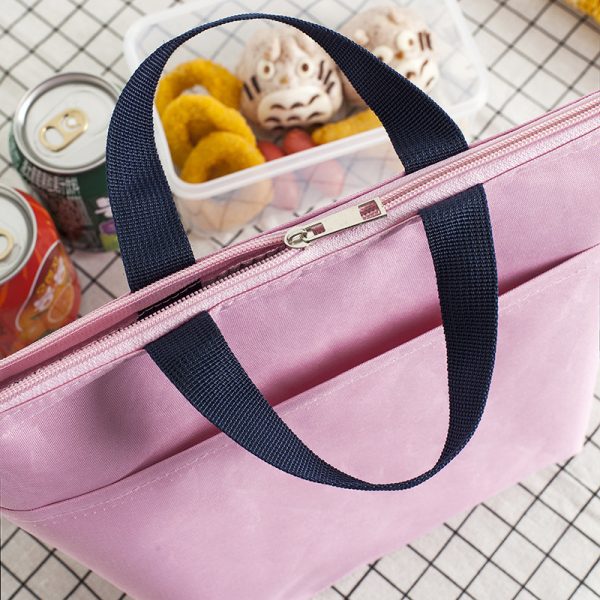 Portable Waterproof Bento Oxford Lunch Bag - Image 3