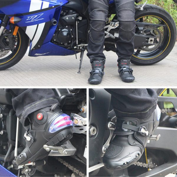 Road motorcycle riding shoes ankle boots - Image 2