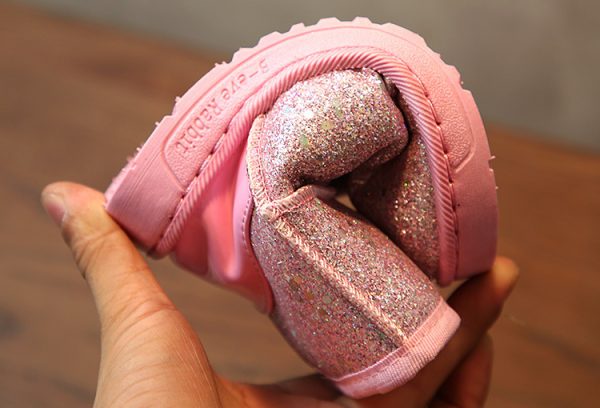 Children's snow boots in sequins - Image 3