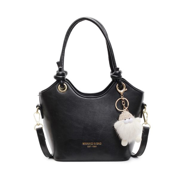 Fashion All-match Messenger Bag Portable Bucket Shoulder Bag - Image 7