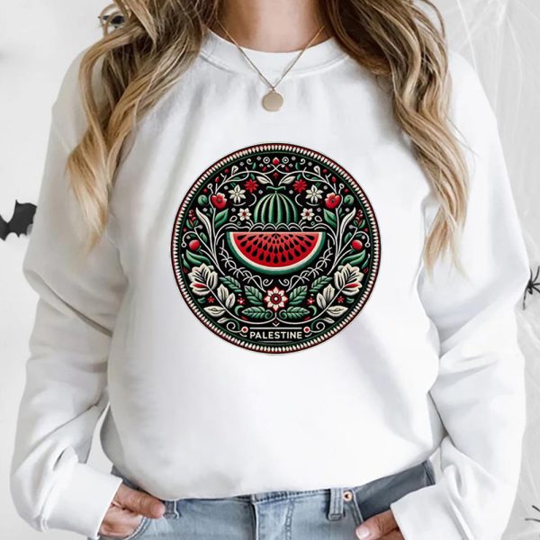 Cartoon Casual Watermelon Pattern Sports Sweater - Image 9