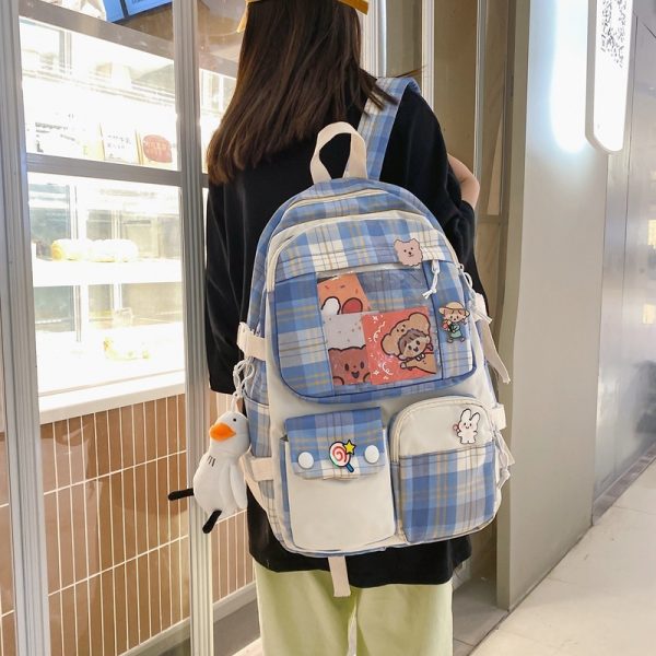 Girl High School Student Junior School Backpack - Image 4