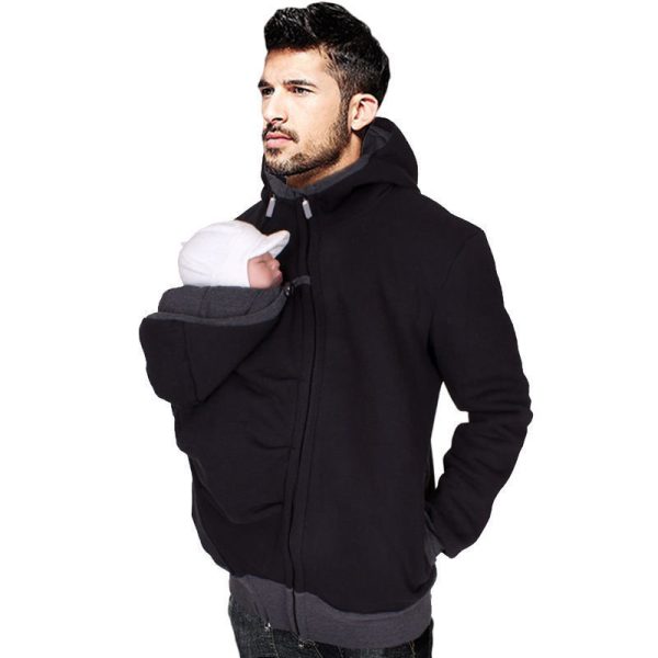 Two in one multifunctional kangaroo dad sweater - Image 5