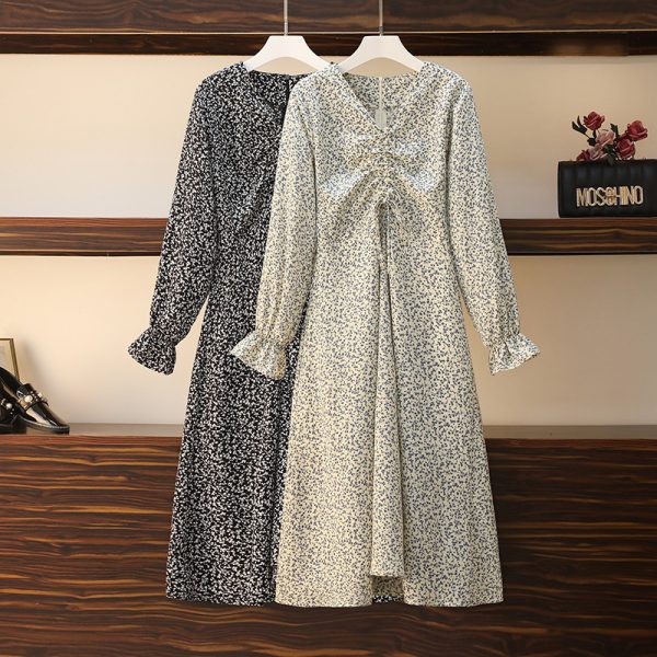 Fairy Girl Mori Style Floral Girlfriends Plus Size Dress Women - Image 2