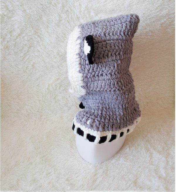 Children's wool knit hat hand-knitted warm earmuffs cape caps for men and women - Image 9