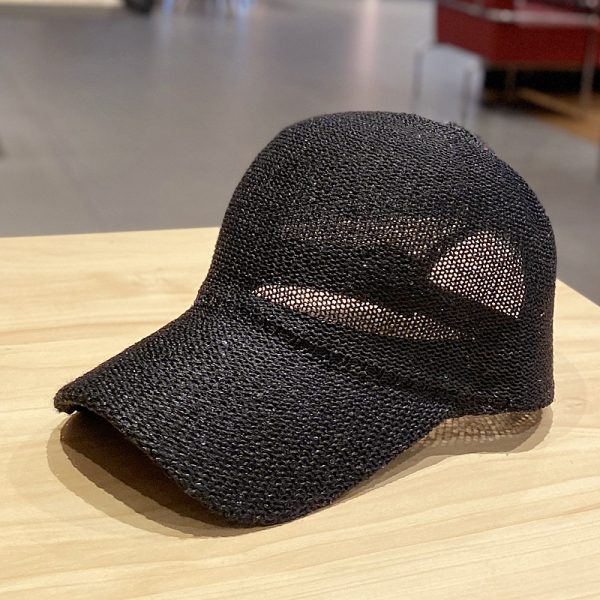 Korean Style Casual Hollow Baseball Hat - Image 6