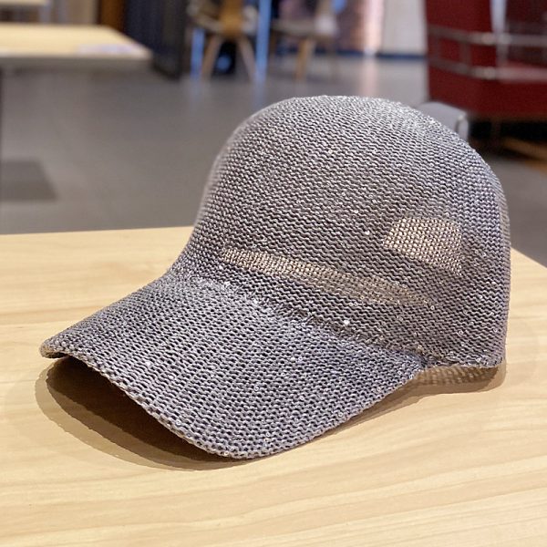 Korean Style Casual Hollow Baseball Hat - Image 8