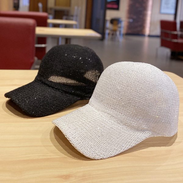 Korean Style Casual Hollow Baseball Hat - Image 2