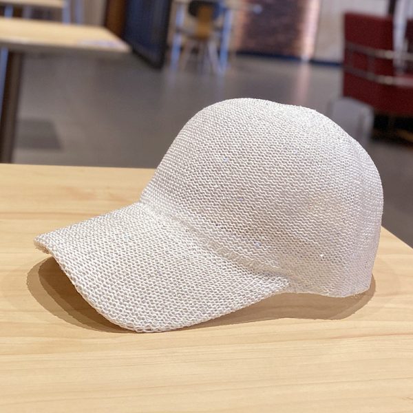 Korean Style Casual Hollow Baseball Hat - Image 7