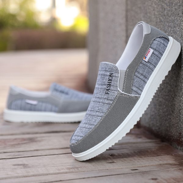 Men's Casual Shoes Board Shoes Breathable Canvas Shoes - Image 3