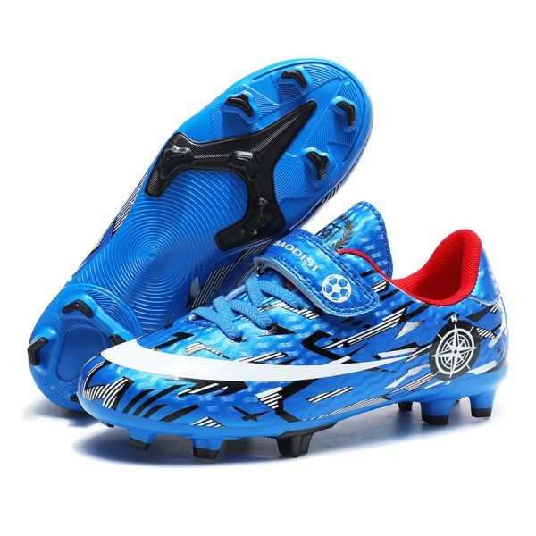 Children's Football Shoes Velcro Spike Sports - Image 6