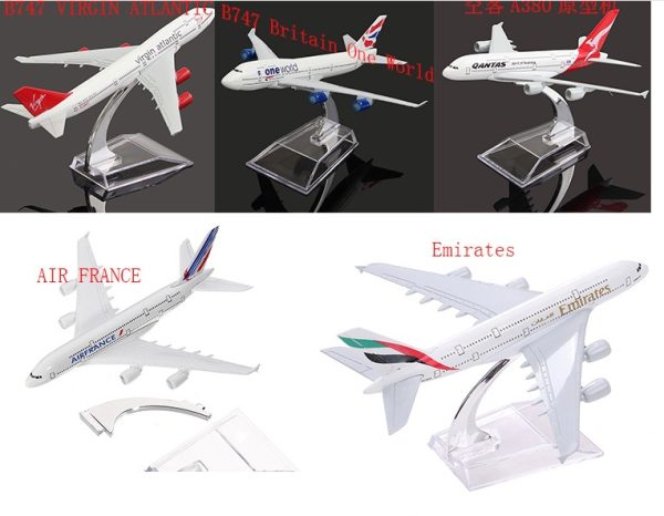 Civil Aviation Aircraft Model Alloy International Airbus Model Simulation Office Aircraft Model Decoration - Image 8