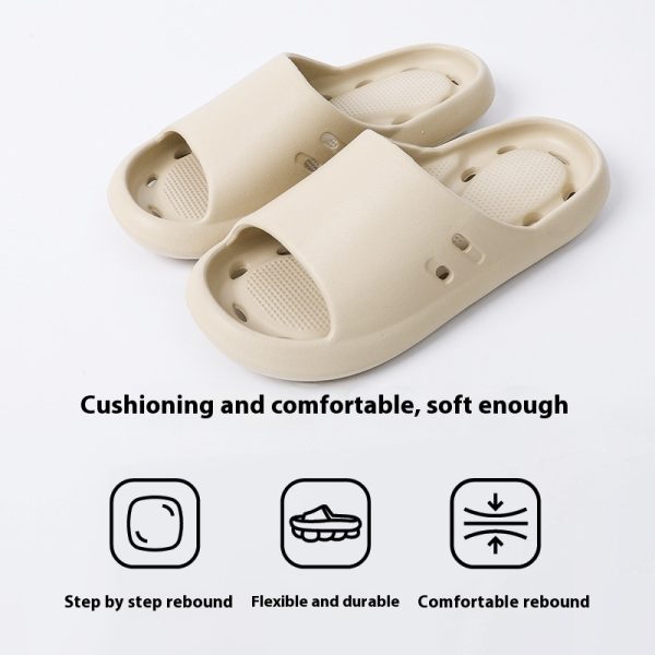 Women's Indoor Non-slip Bath Leaking Bathroom Slippers - Image 3