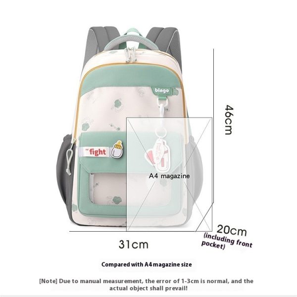 Leisure Student Bag College Style Backpack - Image 2