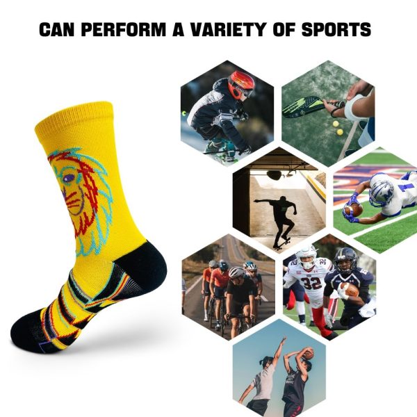 5 Pairs Of Men's Sports Compression Socks - Image 6