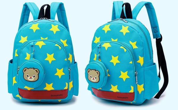 A small bear nursery school bag double shoulder bag - Image 5