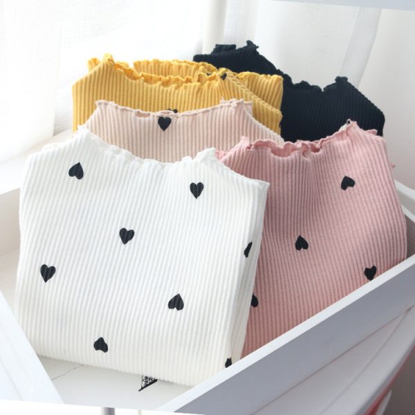 Love long-sleeved T-shirt children's bottoming shirt - Image 2
