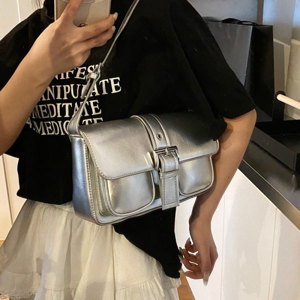 Simple Design Women's Bag Shoulder Fashion Handbag - Image 2