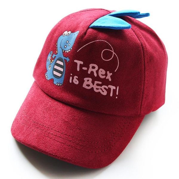 ''T-REX IS BEST'' DINOSAUR KIDS HATS - Image 5